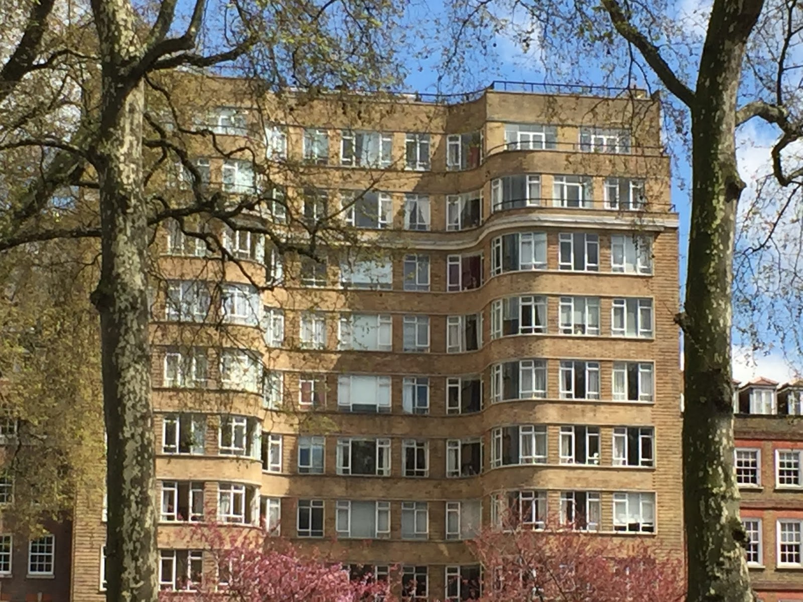Art deco residential building florin court aka whitehaven mansions residence of hercule poirot, charterhouse square, london . Mystery Playground Mysterious London Agatha Christie