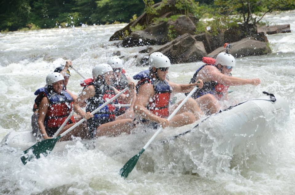 Whitewater rafting on the ocoee river. High Country Adventureshigh Country Adventures