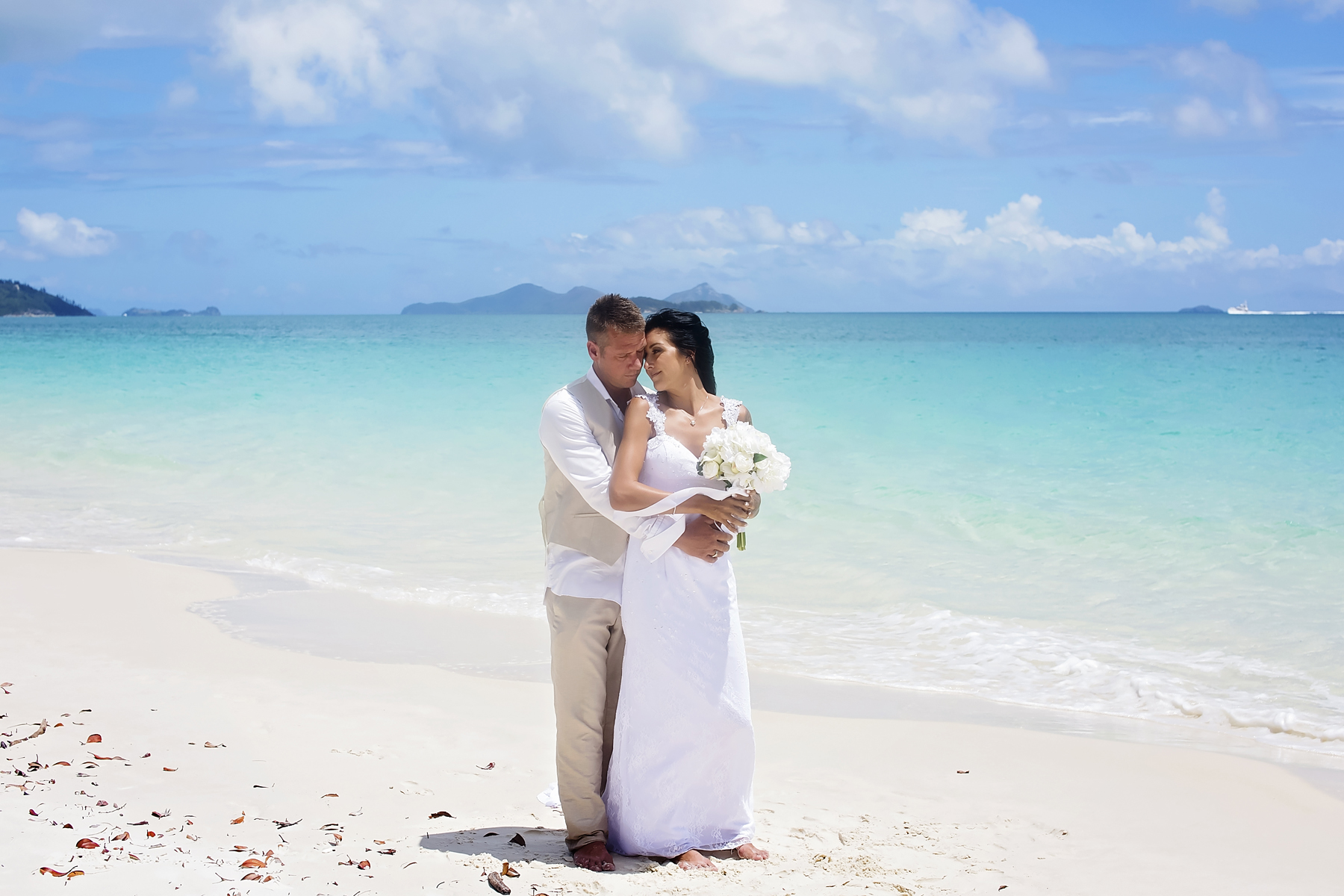 More beautiful stretches of soft sand and blue waters. Nadine Kemp Photography